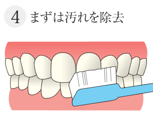 まずは汚れを除去